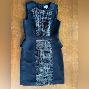 Milly Peplum Color Block Sleeveless Dress women’s size 10